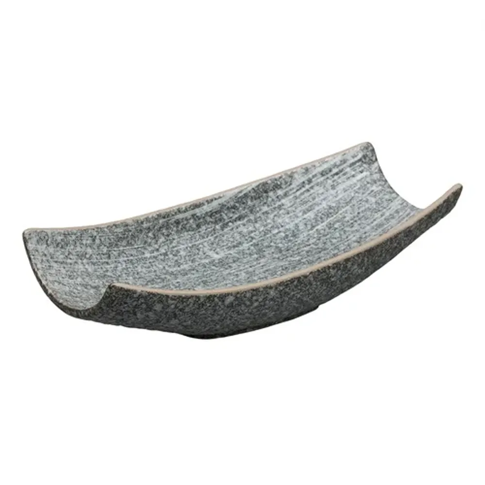 Блюдо прямоугольное 25*12 см h5,5 см Side Up4 Stone Taiga P.L. Proff Cuisine [1]
