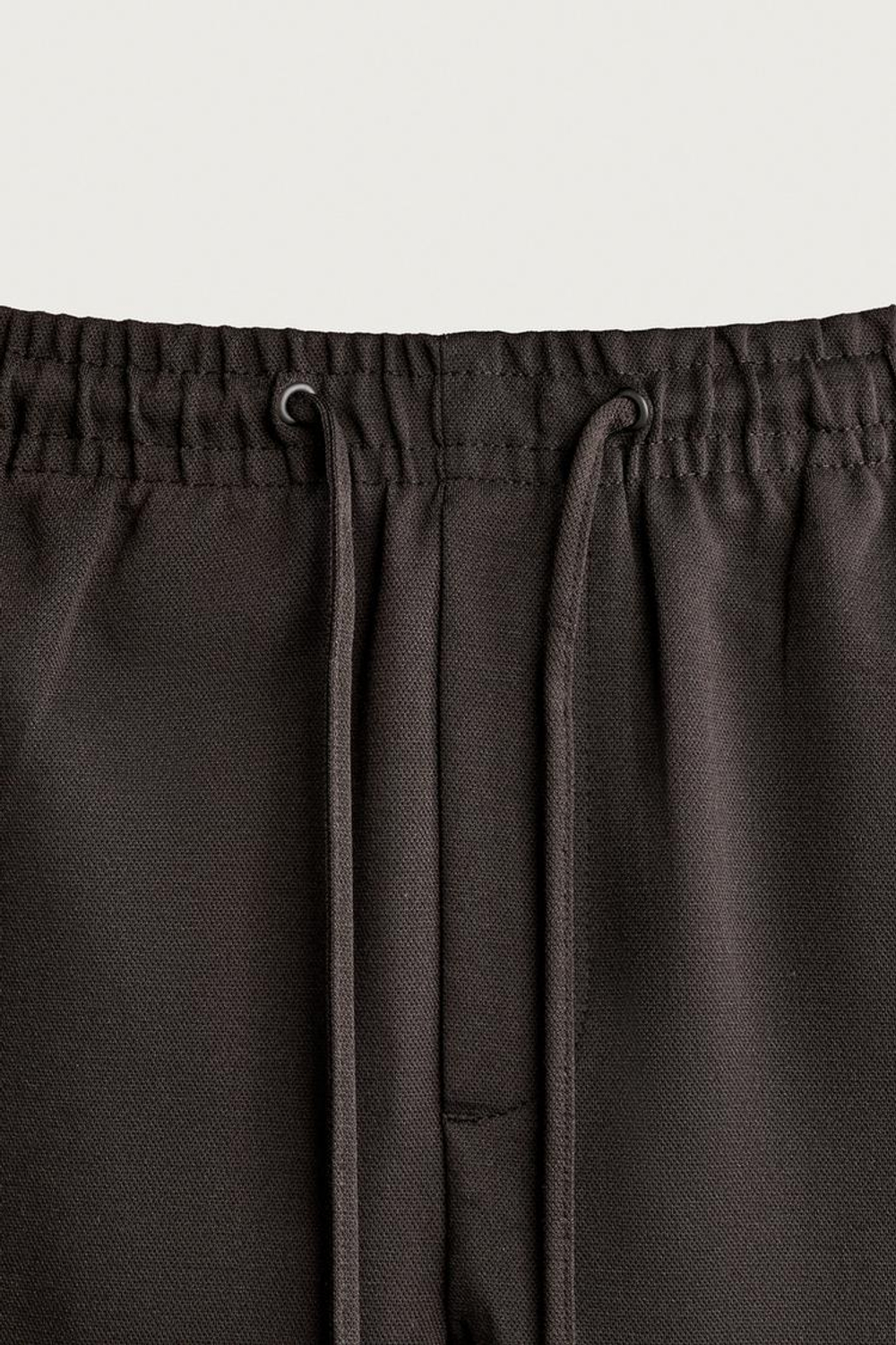 ZARA БРЮКИ-ДЖОГГЕРЫ NON IRON КОМФОРТНОЙ ПОСАДКИ, ШОКОЛАДНЫЙ