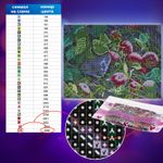 Картина стразами (алмазная мозаика) 30х40 см, ОСТРОВ СОКРОВИЩ "Ёжик", без подрамника, 662564
