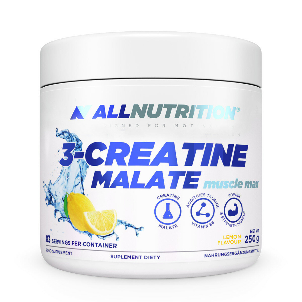 Креатин All Nutrition 3-Creatine Malate Muscle Max 250 г лимон