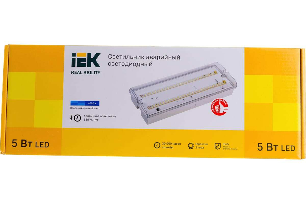 Светильник аварийный светодиодный ДПА-5042 3ч постоянный/непостоянный Ni-MH IP65 IEK LDPA0-5042-3-65-K01