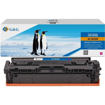 Картридж G&G, аналог Canon 054H для LBP 653Cdw/654Cx/MF732Cdw/734Cdw/735Cx пурпурный (2.3K)