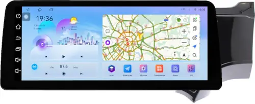 Магнитола для Toyota Aqua 2011-2021 - FarCar S500-TS18 монитор 12.3" 2K QLED на Android 14, Быстрая, CarPlay, 4G SIM-слот