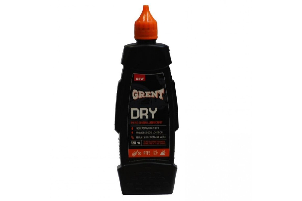 GRENT PTFE Dry Lube Цепная велосмазка для сухой погоды с тефлоном 120 мл