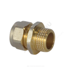 Муфта МП латунь никель обжим Дн 16х1/2" НР ГОСТ 32415-2013 7001 Aquasfera 7001-01