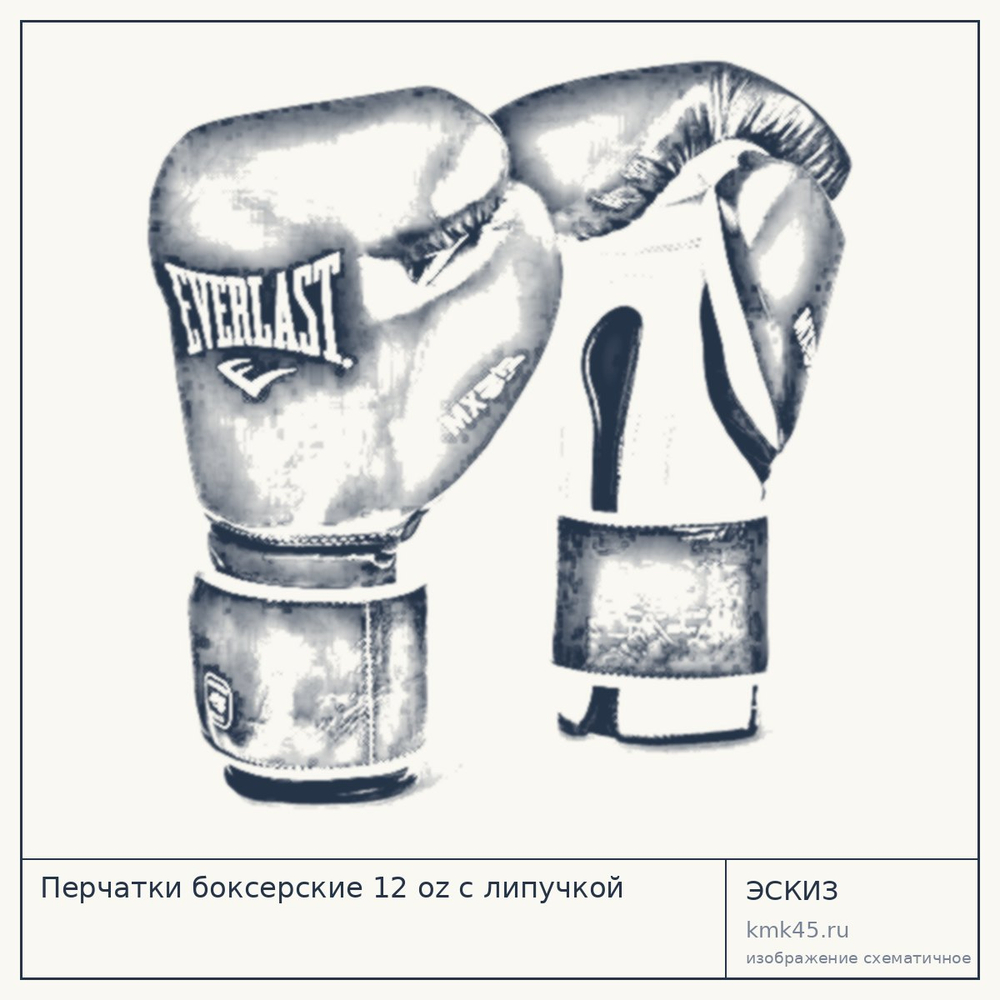 Перчатки боксерские 12 oz с липучкой — от 15 000 ₽