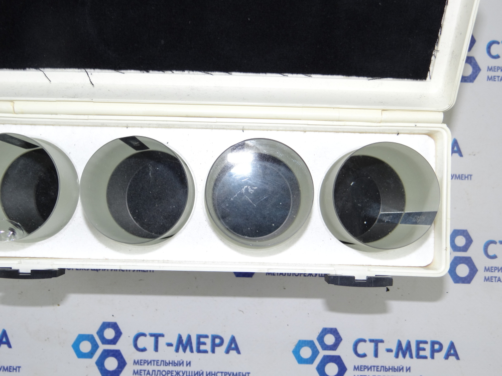 Пластины стеклянные плоскопараллельные ПМ-90 №5 (90,50; 90,62; 90,75; 90,87) 4 шт., ГОСТ 1121-75 Уценка