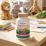 NaturesPlus, Animal Parade® Gold, жевательные мультивитамины для детей, со вкусом арбуза, 120 таблеток в форме животных