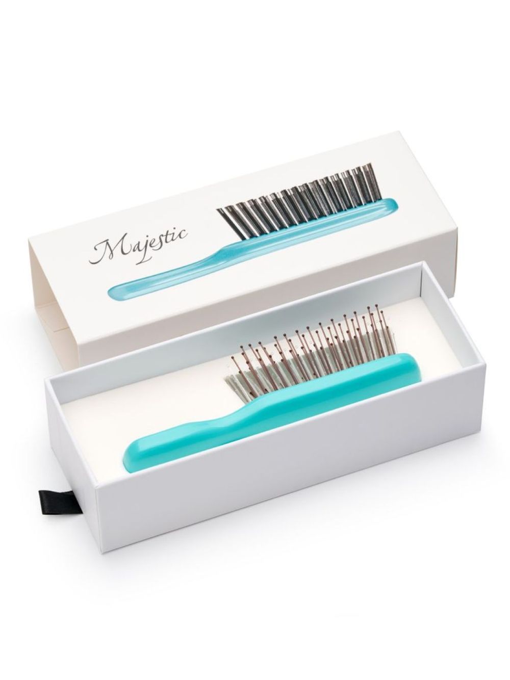 Расческа Majestic Scalp Brush бирюзовый (дорожная версия)
