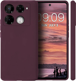 Мягкий Soft Touch чехол из силикона для INFINIX NOTE 40 PRO / 40 PRO PLUS с бархатной подкладкой