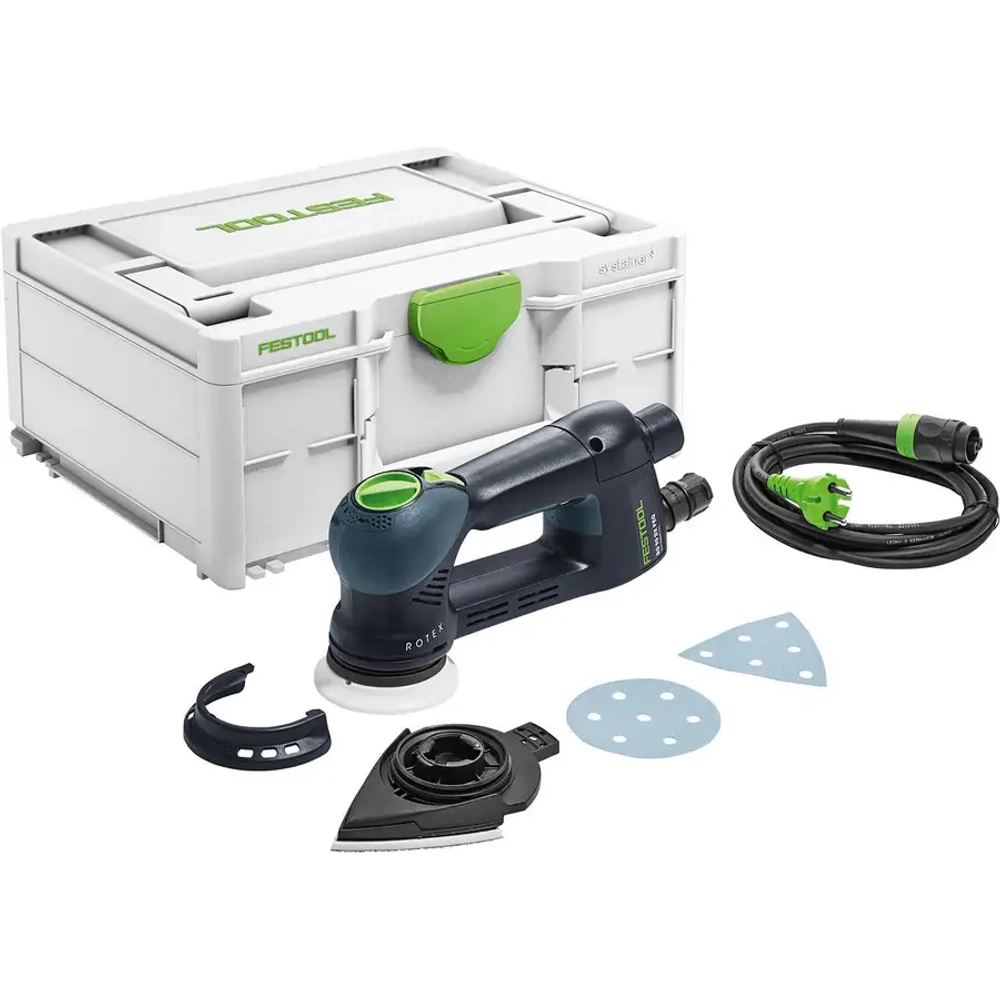 Эксцентриковая шлифовальная машинка с редуктором ROTEX RO 90 DX FEQ-Plus FESTOOL 576259