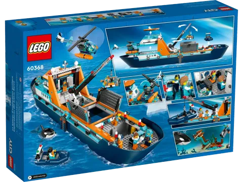 Конструктор LEGO City 60368 Корабль «Исследователь Арктики»