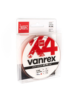 Шнур плетеный Lucky John Vanrex MICRO GAME х4 BRAID Fluo Green 125/010