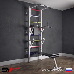Шведская стенка Sv Sport (Турник стандарт/Брусья/Стойка/Скамья)
