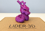 PETG Transparent пластик прозрачный LIDER-3D Classic для 3D принтера (1,75 мм, 0,85 кг)