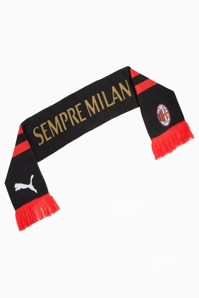 Шарф футбольный Puma AC Milan ftblEssentials 26/27 - черный