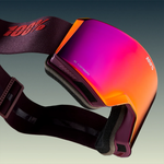 Горнолыжная маска 100% Norg / Deep Cherry / Hiper Dark Red Mirror Lens