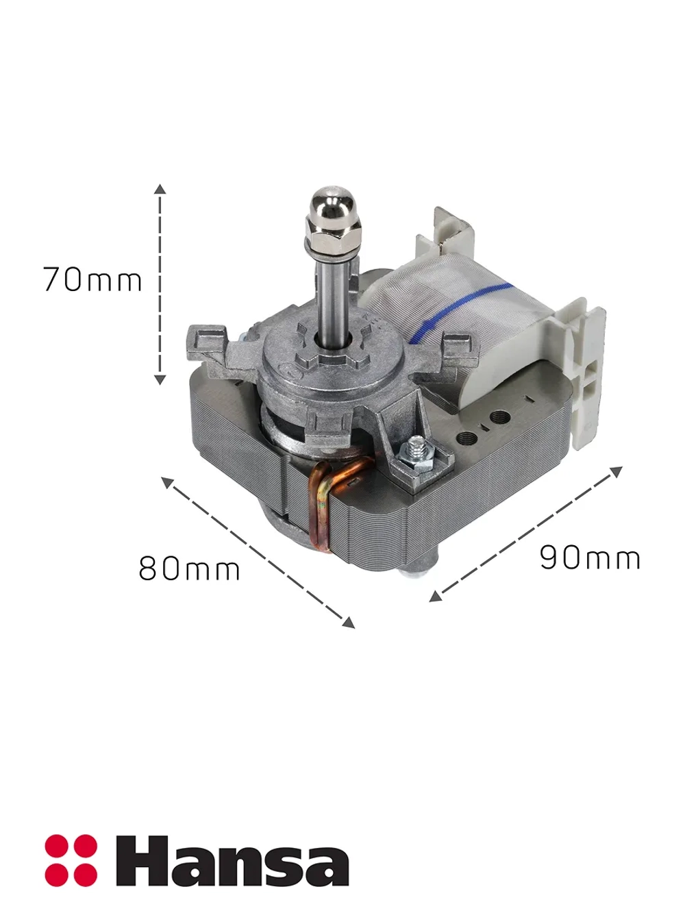 Вентилятор д/шкафа без крыльчатки 220-240V 22W KELI AL (8509908) Hansa 8512643-1