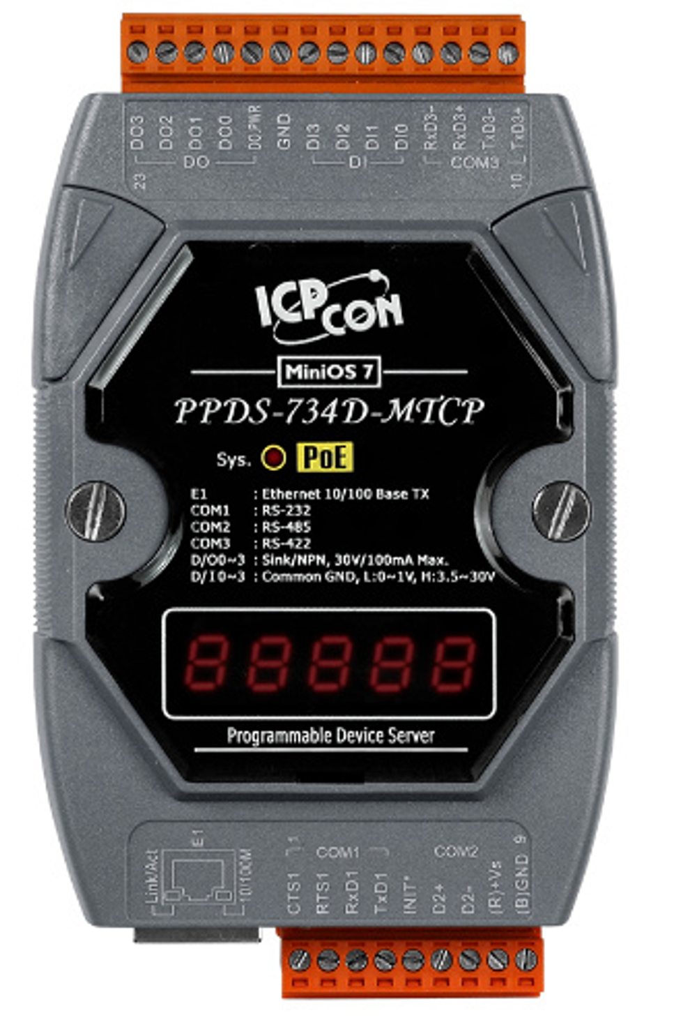 Преобразователь ICP DAS PPDS-734D-MTCP CR