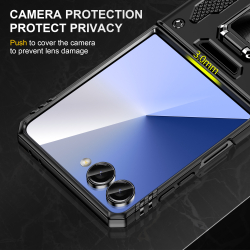 Чехол Safe Case с кольцом и защитой камеры для Samsung Galaxy Z Flip 7