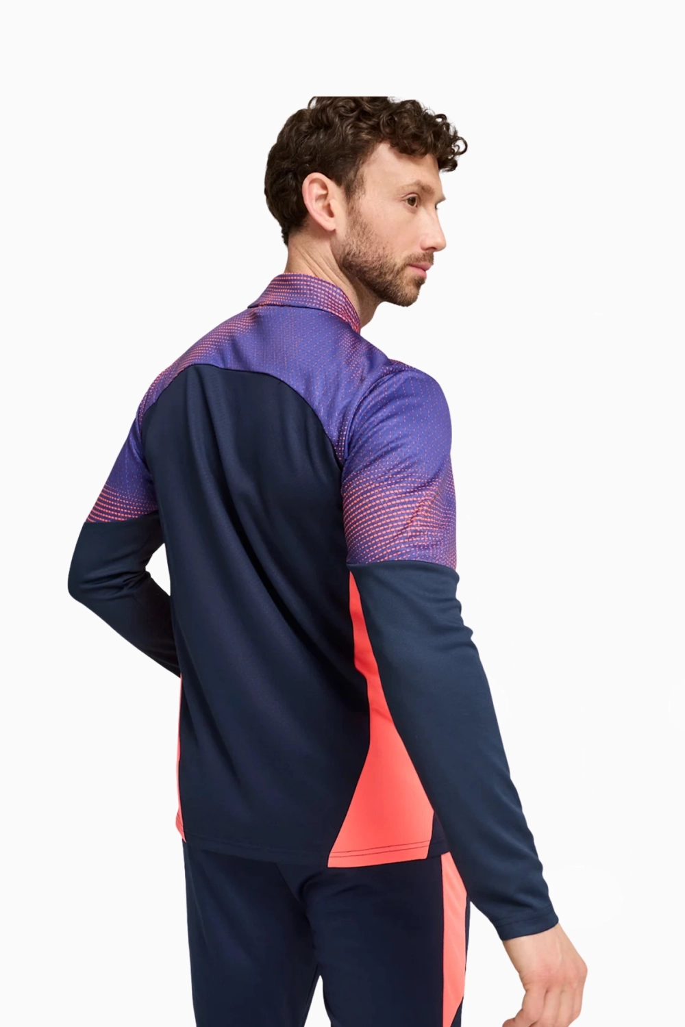 Кофта Puma IndividualFINAL Top 1/4 Zip - темно-синий