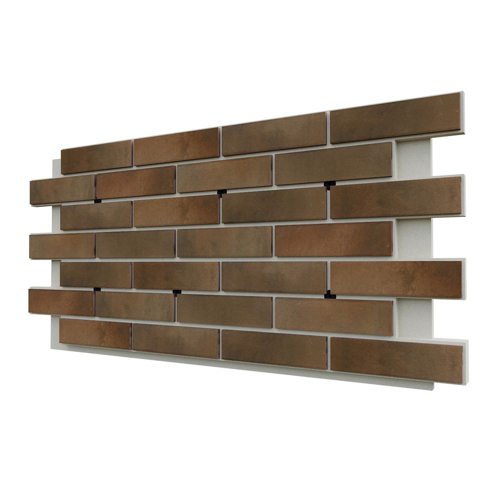 Клинкерная фасадная термопанель ЭППС Cerrad Retro brick Cardamon 1150x540