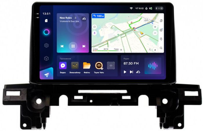 Магнитола для Mazda CX-5 KF 2017-2024, CX-8 - Teyes CC3-2K QLed Android 10, Быстрая, SIM-слот, CarPlay