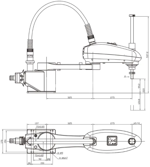 Промышленный робот CRP SCARA RS07-06