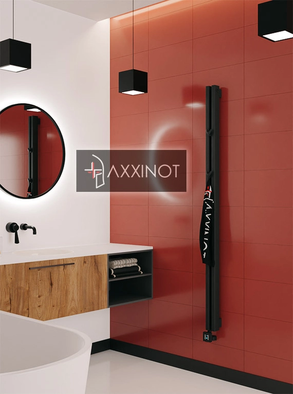 Axxinot Cardea VE 1500 - вертикальный электрический трубчатый радиатор высотой 1500 мм
