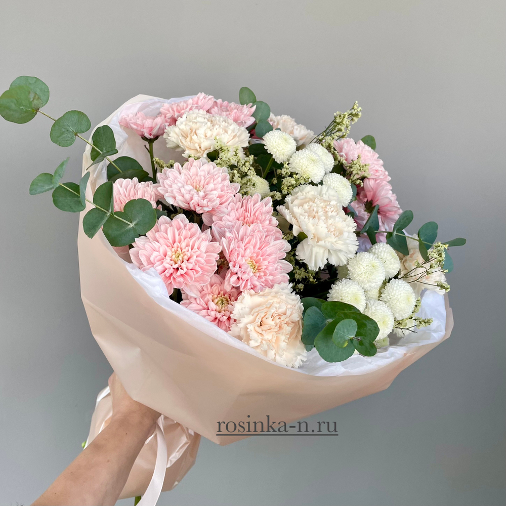 Букет Микс (Хризантема, Гвоздика)