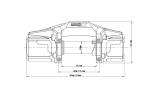 Лебёдка автомобильная электрическая 12V Runva 6000 lbs 2722 кг (синтетический трос)