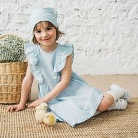 Косынка хлопковая из шитья на резинке "Аква"