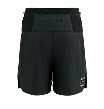 Мужские теннисные шорты Compressport Trial 2-in-1 - black