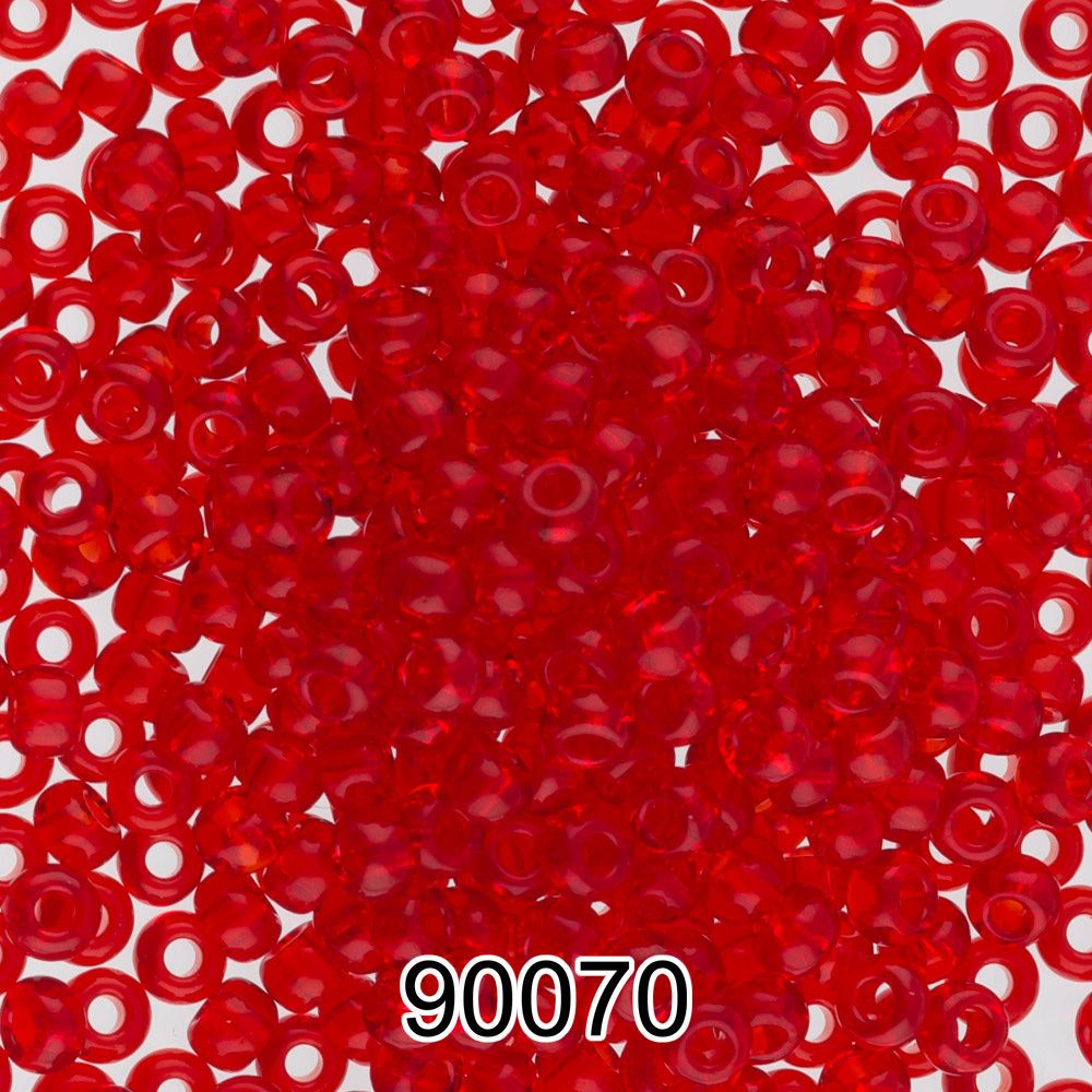 Бисер Preciosa 10/0 (2.3 мм), 500 г, 90070 (Ф132) красный