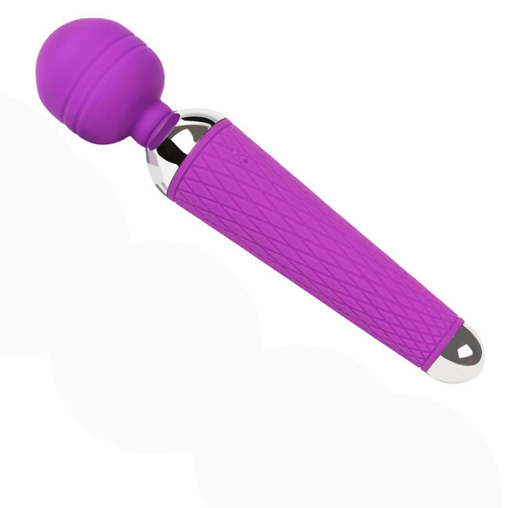Маленький мощный силиконовый вибратор Female Massage Wand 10 режимов (розовый) (Цвет: розовый)