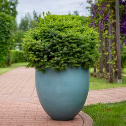 Кашпо OVAL CLOUDY BLUE D60 H88
