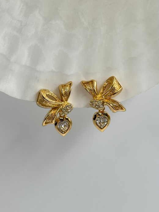 Клипсы Бантики Christian Dior