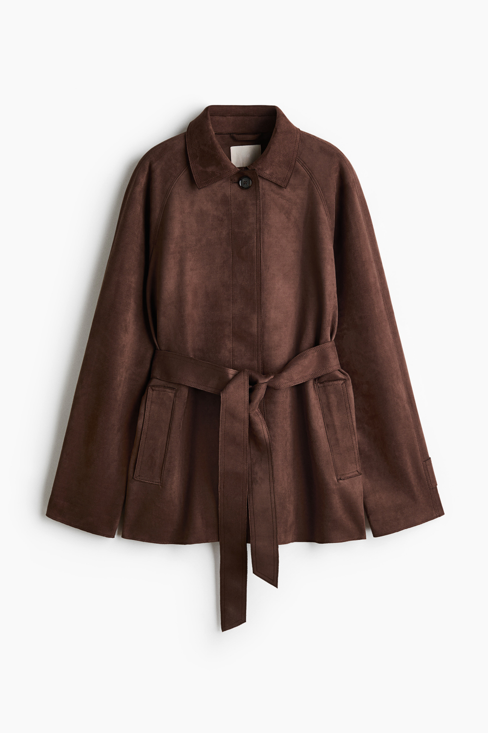 Короткое пальто с поясом - H&M