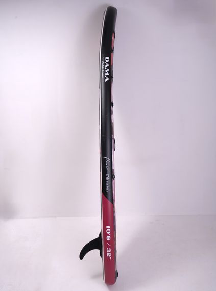 Сапборд надувной Dama Black Flower 17th двухслойный кант 320x81x15 см