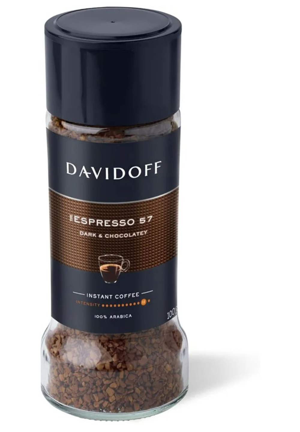 Кофе растворимый Davidoff Espresso 57, 100 г стеклянная банка (Давидоф)