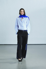 РУБАШКА ОКСФОРД В ПОЛОСКУ С КОНТРАСТНЫМИ ДЕТАЛЯМИ — ZW COLLECTION — ZARA