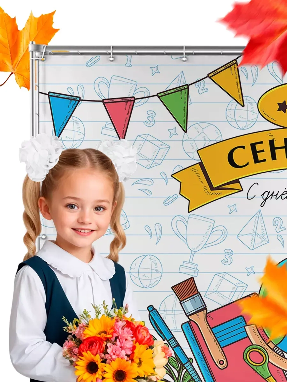 Баннер для прессвола на 1 сентября