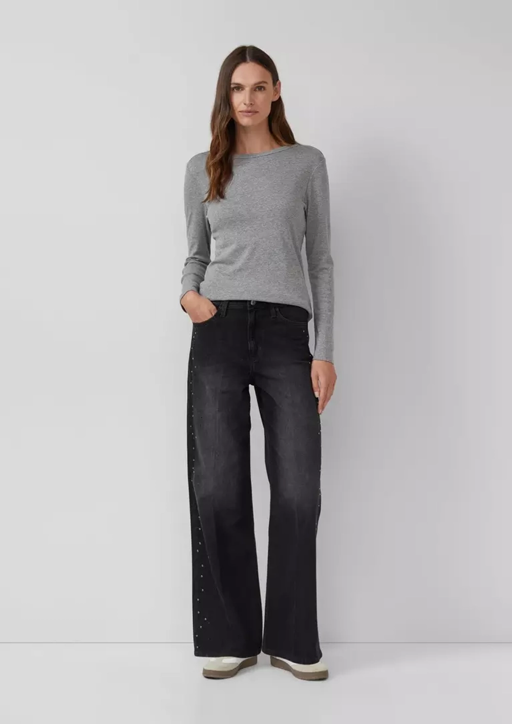Джинсы Regular Fit / High Rise / Wide Leg / s.Oliver