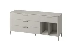 Тумба Type oak 4 ящика 2 полки ширина 180 см (серо-бежевый)