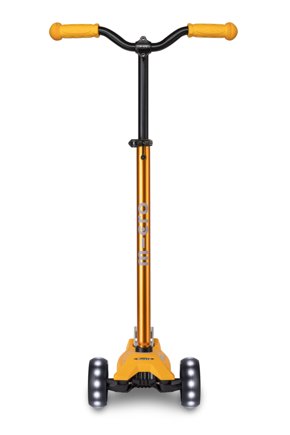 Самокат Maxi Micro Deluxe Pro LED солнечно-жёлтый