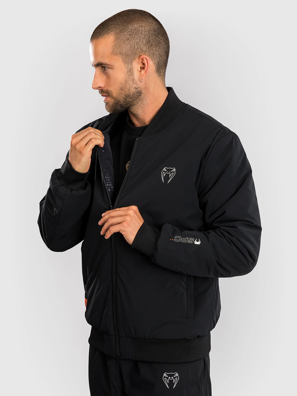 Шорты компрессионные Venum Midnight Fury Black/Grey/Silver