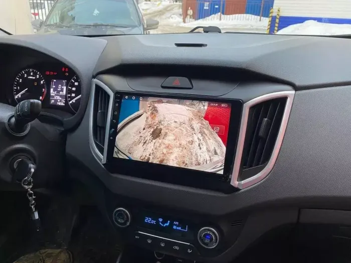 Магнитола для Hyundai Creta 1 2016-2021 - FarCar S500-TS10 монитор 9.5" QLED на Android 14, Быстрая, CarPlay, 4G SIM-слот