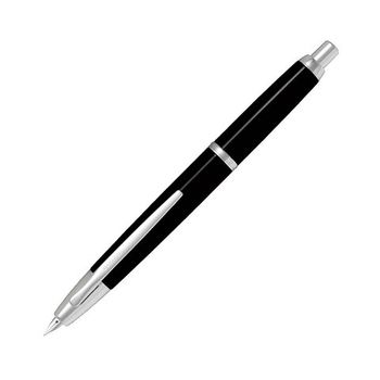 Перьевая ручка Pilot Capless Decimo черный корпус перо EF (FCT-15SR-BEF)