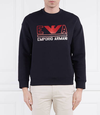 Худи Emporio Armani - темно-синий(3R1MBT 1JHSZ)