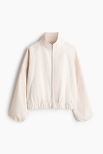 Атласная куртка с рукавами-баллонами - H&M